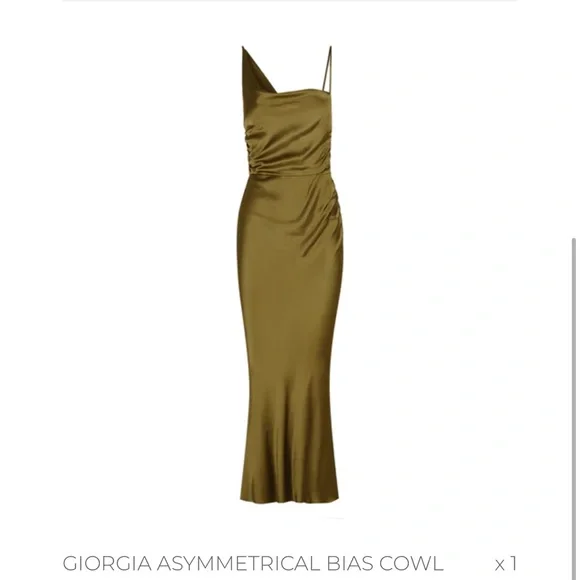Shona Joy | Dresses | Giorgia Asymmetrical Bias Cowl Midi Dress